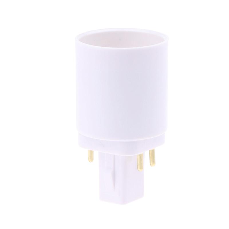 3Pcs 4 Pin Conductive G24 To E26/E27 Socket Adapter G24Q Lamp Base Adapter G24Q To Medium Light Socket Converter