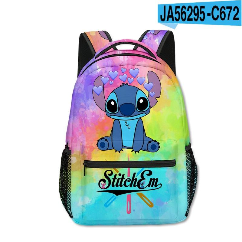 Disney Stitch Backpack for Primary and Secondary School Students