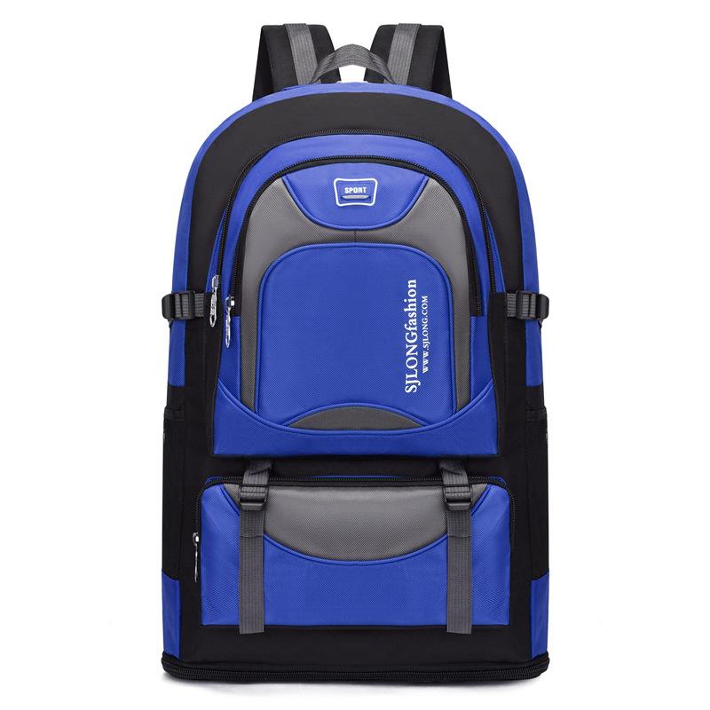 Mountaineering Bag Thickened Oxford Cloth Casual Outdoor Large-Capacity Water-Repellent Outdoor Travel Folding Backpack