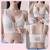 Women's Front-Zip Adjustable Strap Push-Up Bra