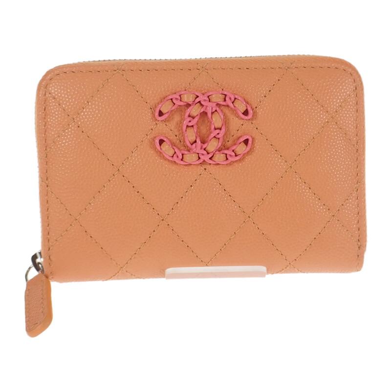 CHANEL  AP3716_B14928_NS838 Coin case Orange Women