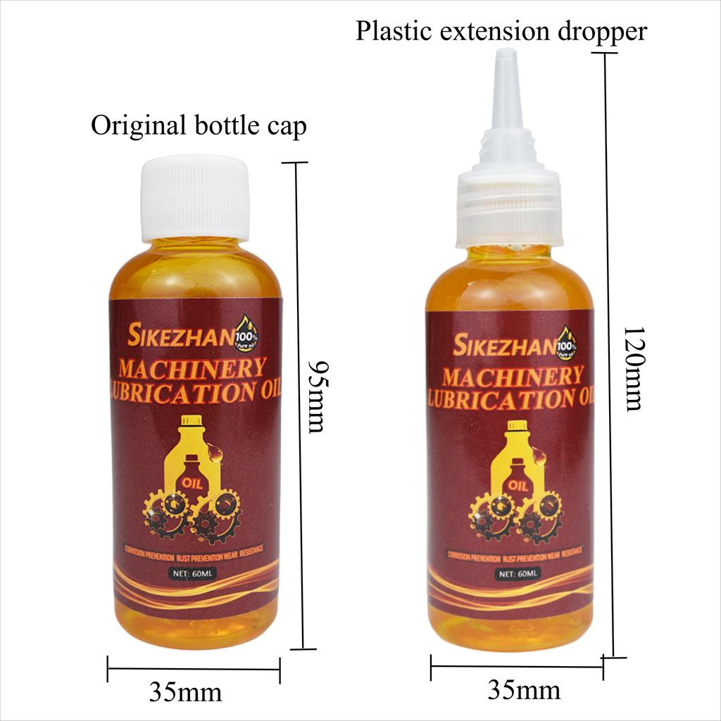 60ml Multi-Use Sewing Machine Lubricant Machine Gear Lubricating Oil Bicycle Sewing Oil for Door Hinge Sewing and Embroidery