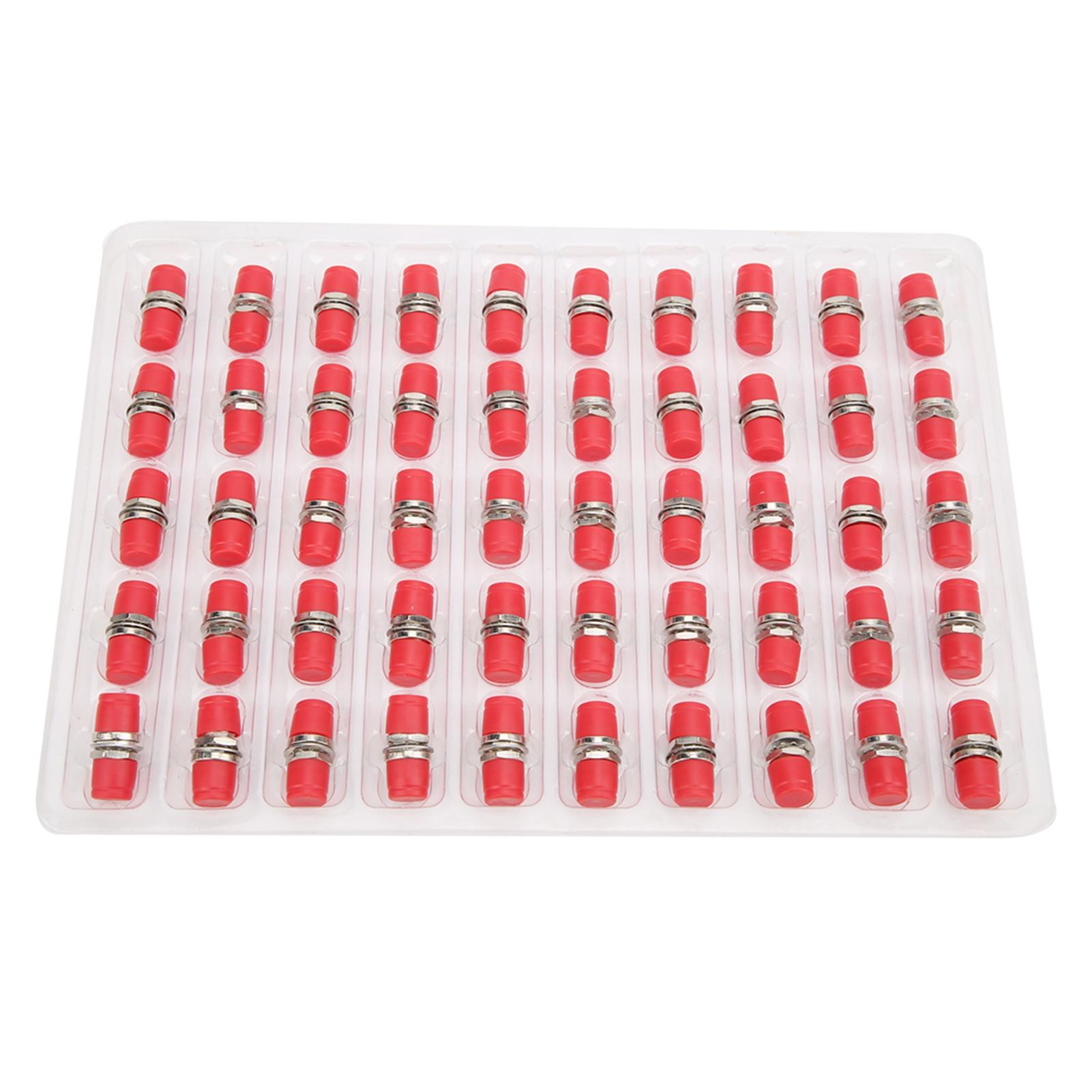 

50Pcs Fiber Optic Coupler FC Simplex Connector Adapter FC UPC Metal Industrial Supplies