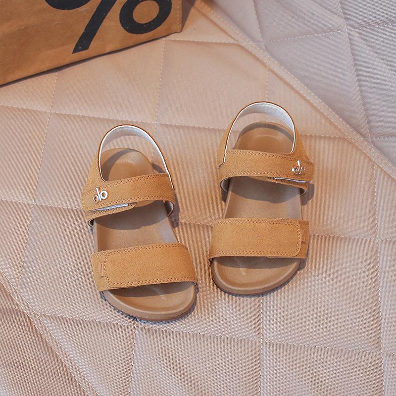 New Spring and Summer Styles of Children's Sandals: Korean-style Dopamine Color Beach Shoes for Girls, and Soft-soled, Open-toe Baby Shoes for Boys