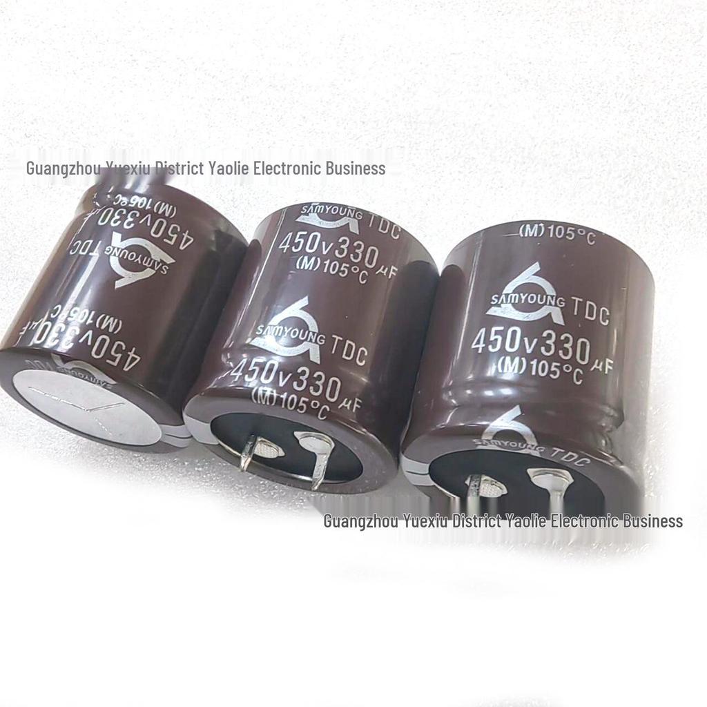 High Voltage Electrolytic Capacitor 450V 330uF for Welder Machine (30x30mm)