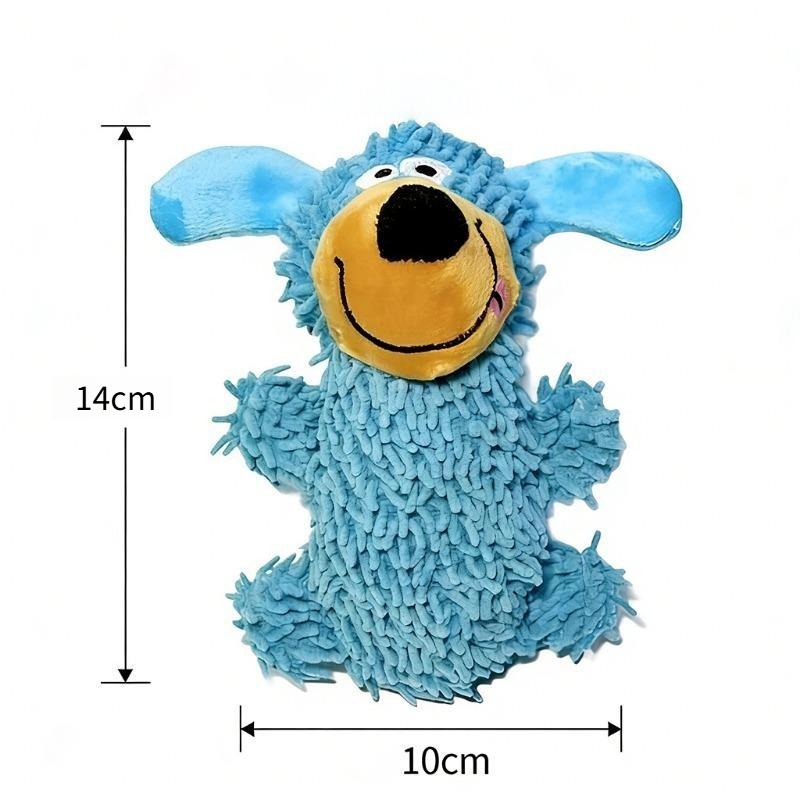 Cute Interactive Plush Toy Ultra Fine Fiber Ball Squeaks Safe and Bite Resistant Suitable for Small and Medium-sized Dogs To Accompany Grinding Toys