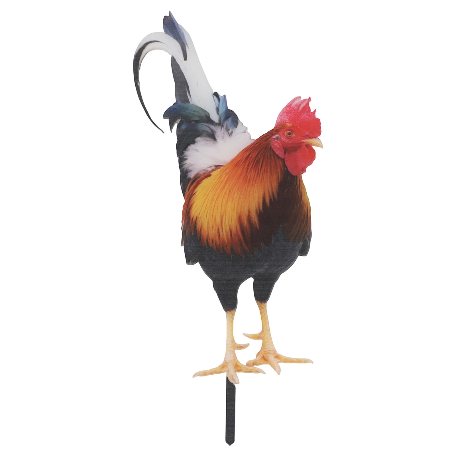 Acrylic Rooster Garden Art Rooster Outdoor Decoration A