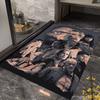 Enigmatic Faces: Study Human Expression carpet Doormat Home Decor Christmas gifts Bathroom mat Protective pad