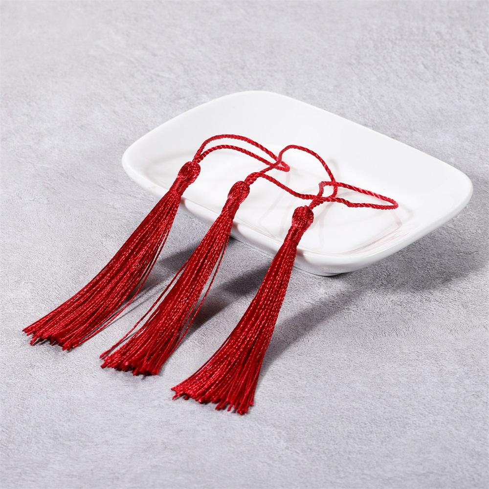 10Pcs/Pack Fringe Trim Sewing Curtains Hanging Rope Silk Tassels Jewelry Accessories DIY Wedding Decor Supplies Wholesale