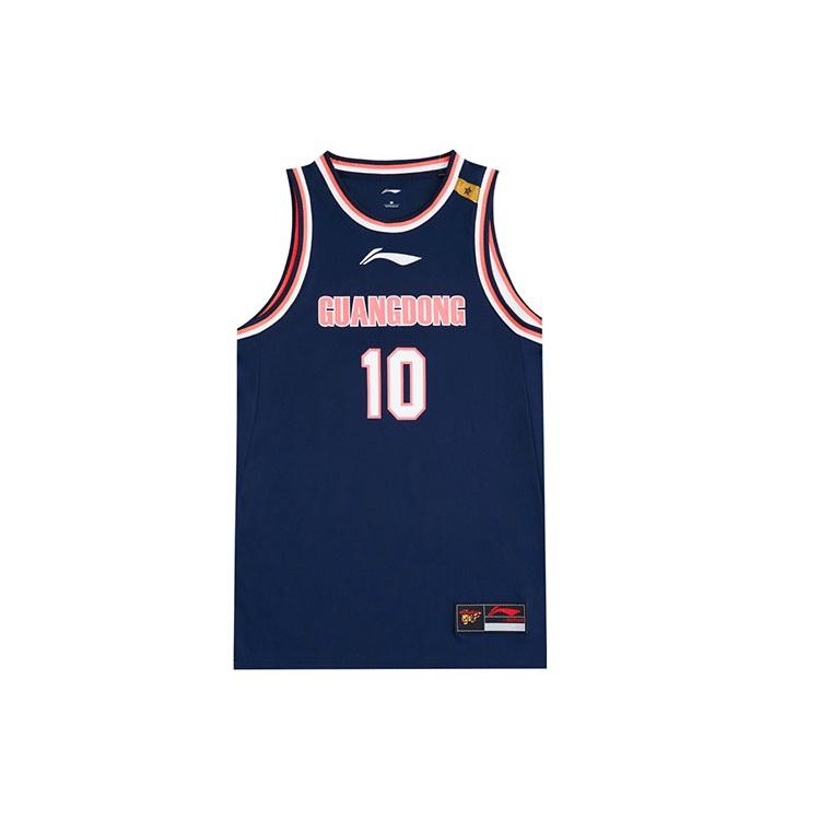 Li-Ning x CBA Guangdong Southern Tigers Basketball Jersey  Navy Red  Men s AAYR449-2 L