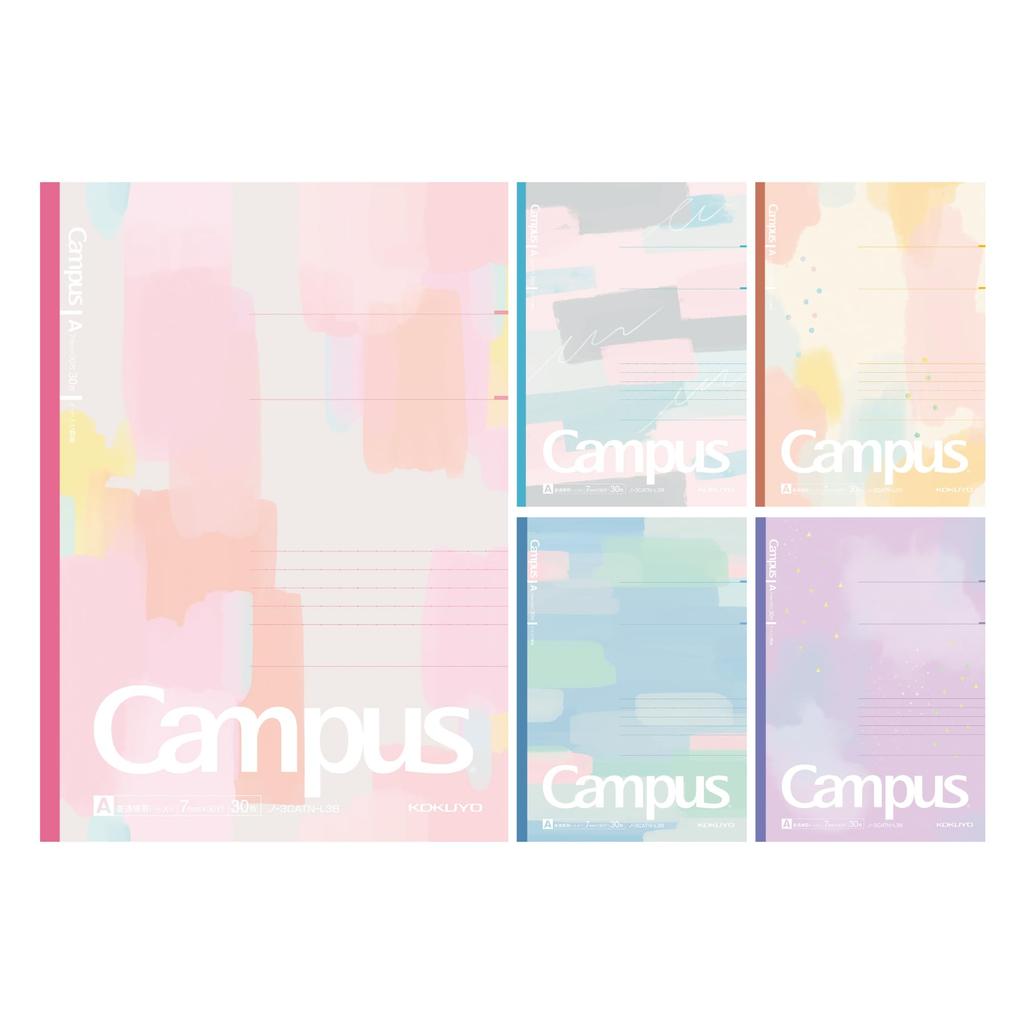 KOKUYO Campus Notebook B5 Dot Ruled Paper Limited Edition Acrylic Palette Pack 5-Color No-3CATN-L38X5