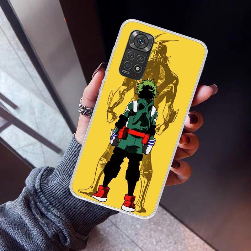 Midoriya Izuku Deku MHA My Hero Phone Case For Xiaomi Redmi Note 10 11 12 13 14 15 Pro Plus 11S 12S 14S 11T 11E 10S Soft TPU Bac