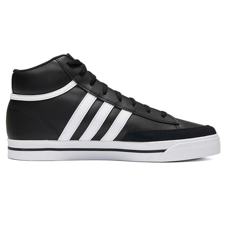 Adidas Retrovulc Mid Durable Lightweight High-Top Skate Shoes Men Skate Shoes Black H02214