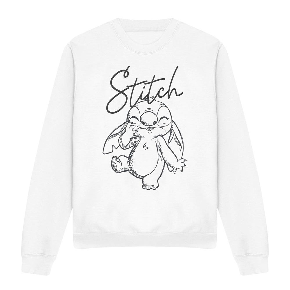 Lilo & Stitch Unisex Adult Sketchy Surprise Crew Neck Sweatshirt