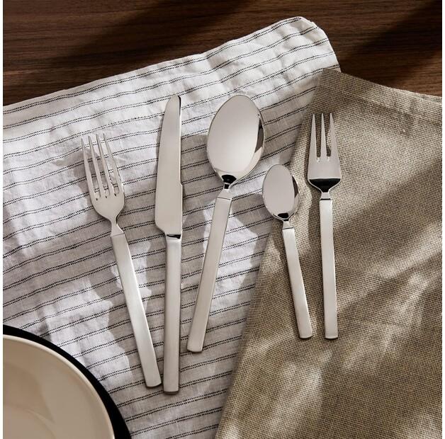 Set of Dessert Forks Alessi Dry, 6 Pcs (4180/5)