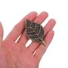 3Pcs Leaf Knob Handles Home Cabinet Wardrobe Drawer Pulls Decorative Cupboard Closet Furniture Hardware Leaf Shape Knob Handles