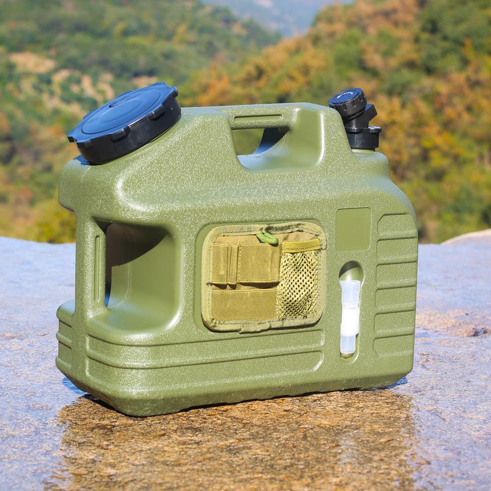 Tragbarer Wassertank 13L Auslaufsicherer Trinkwasserbehälter Große Kapazität Wasserspender Aufbewahrungsbehälter für Fahrzeug Auto Camping