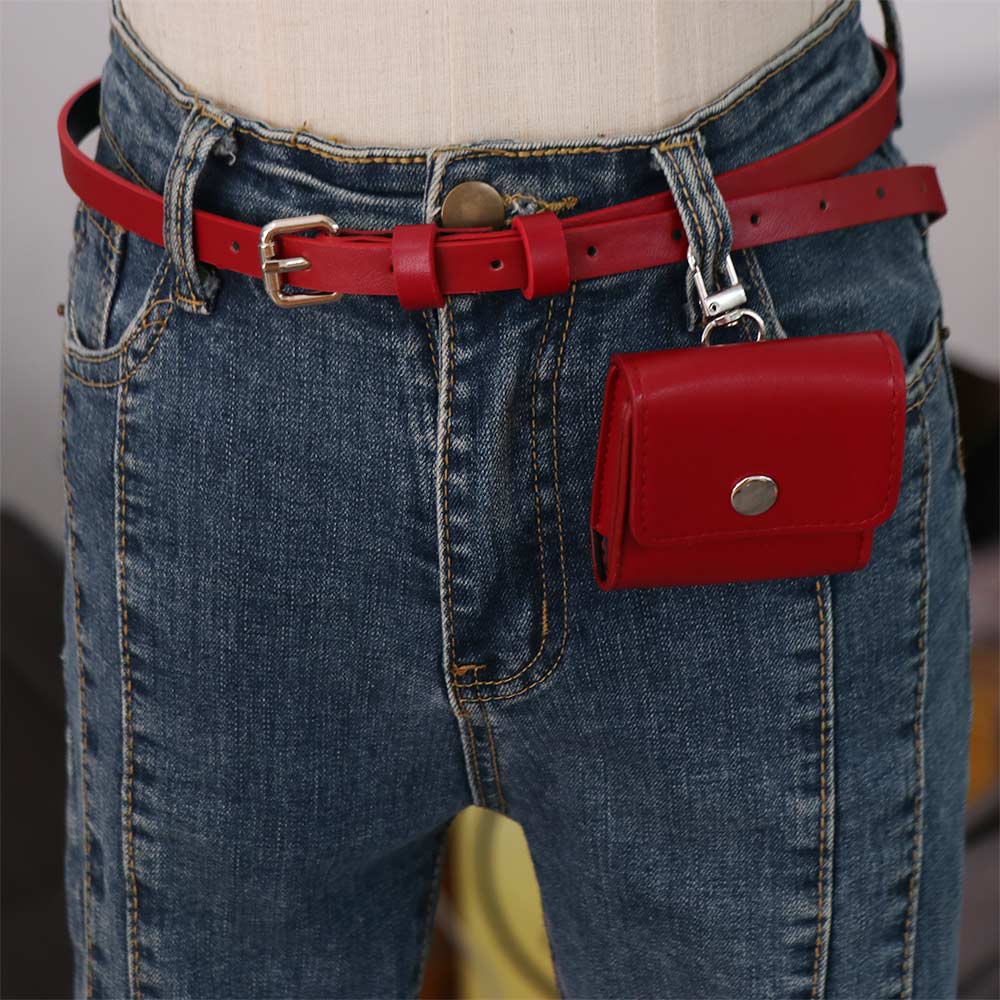 PU Belt Waist Bag Korean Style Women Belt Bag Ins Women Waist Bag  Outdoor