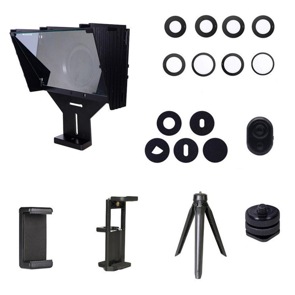 

Teleprompter For Smartphones With Remote Control For Short Video Production