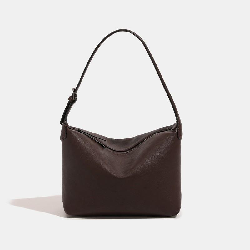 

2025 New Niche High-end Casual Commuting One-shoulder Underarm Bag Simple All-matching Portable Dumpling кавовий