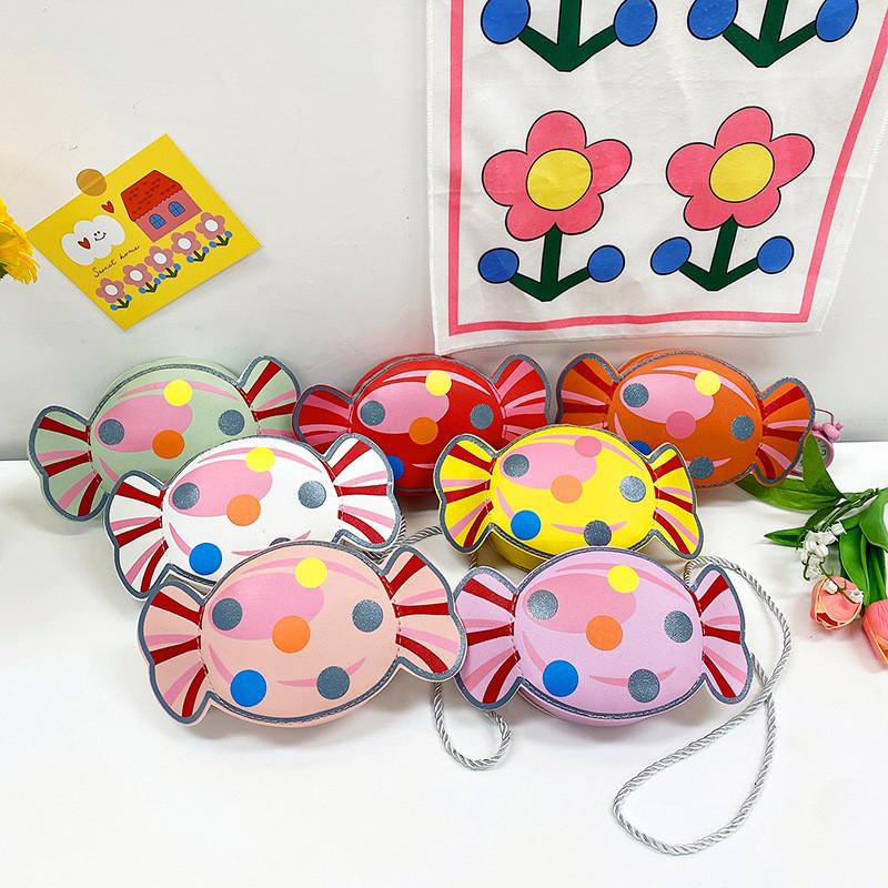 Candy Modern Colorful Pattern Bag For Young Girls Cute Lightweight Purse Pu