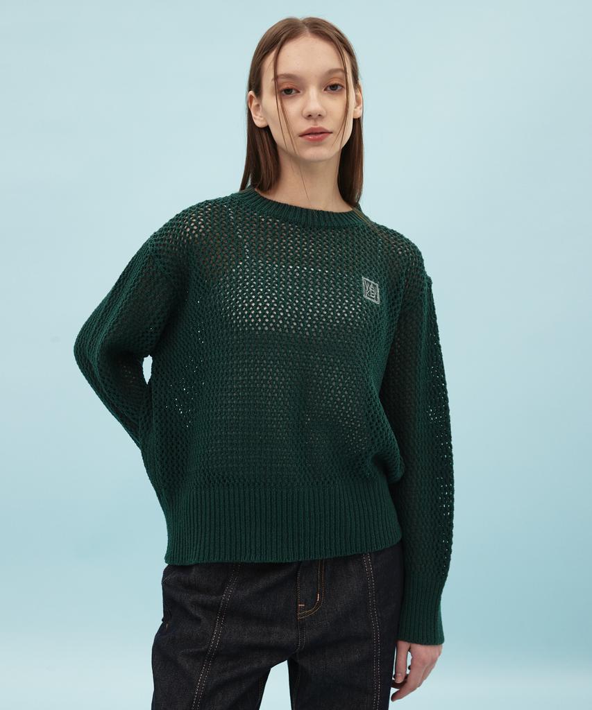 WAIKEI Mesh Knit Green