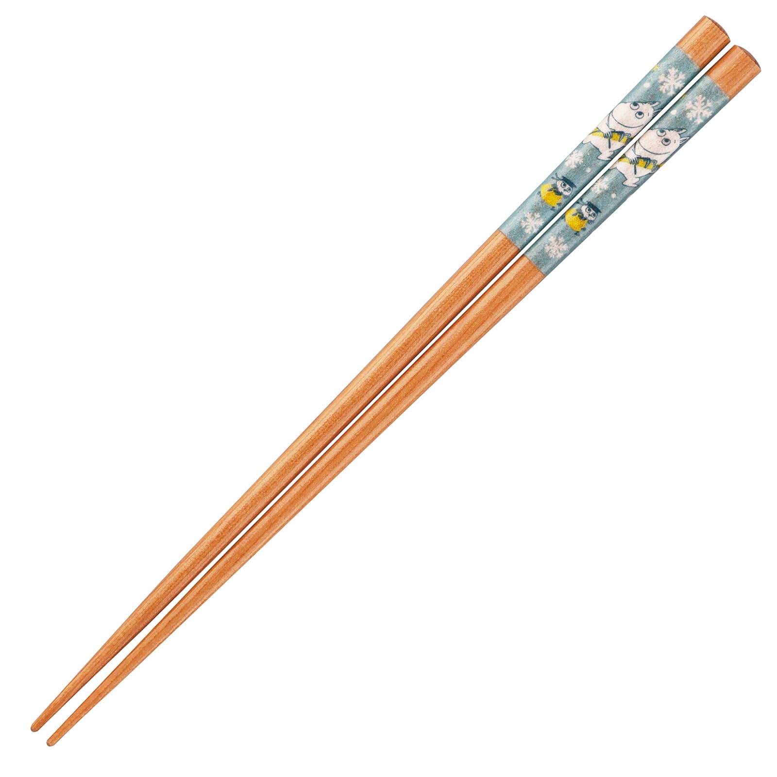 

Yamaka Shoten MOOMIN Snowy Way Home Natural Japanese Blue (Moomin) Chopsticks, Wood, 21cm, Moomin, Mother s Day, Women s Gift, Birthday, Tableware, синий