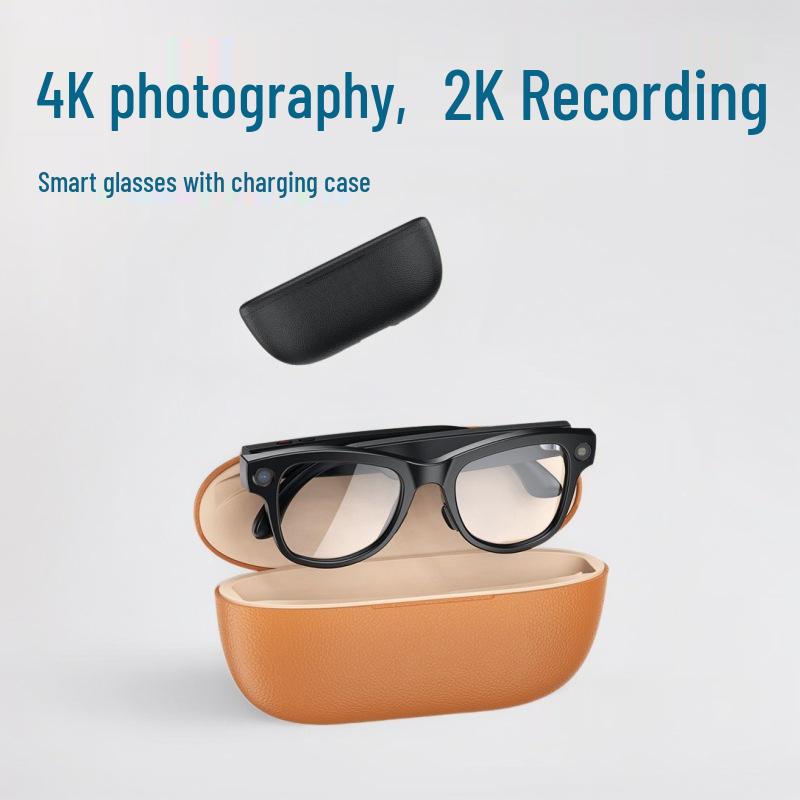 

Розумні окуляри для транскордонного використання: M02Ultra із зарядним кейсом, ШІ-переклад, Фото 800 МП, Відео- та аудіозапис Red Photochromic Lens