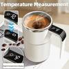 Automatisk Selvblandende Magnetisk Krus Kaffe Selvblandende Krus USB Oppladbare Smarte Termokopper Med LCD-skjerm Matsikkert Krus