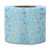 2pcs Shiny Appearance Glitter Tulle Rolls Easy Use Netting Fabric Rolls  For DIY Crafts