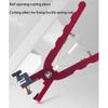 Leather Bracelet Cutting Plier for To Fix Catches Spring Bar Hand Tool Pliers Red Straight