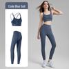 Ayub Women's Seamless Cross-Back Yoga & Fitness Set