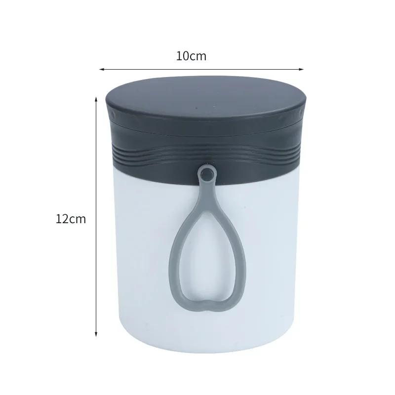 450ml Small Solid Color Microwave Sealed Lunch Box Mini Cooler for Work Soup Cup Portable Breakfast Cups Convenience Tools
