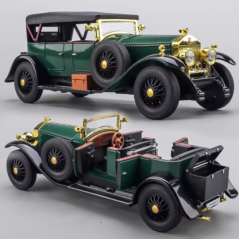 1:32 Alloy Classic Old Car Model Metal Retro Luxy Vehicles Car Model Simulation Sound Light Kids Toys Gift Diecast Alloy Car