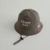 Hiking Fishing Hat Fisherman Caps New Bucket Hats For Children Boys Girls Spring Summer Cute Cartoon Letter Sunhat Panama Cap