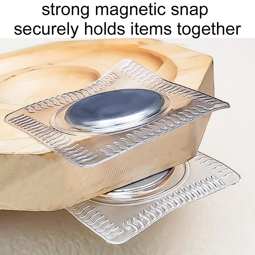5Pcs Strong Hidden Magnetic Snaps Metal Invisible Magnet Buttons Fasteners for DIY Sewing Handbag Purse Clothing Accessories