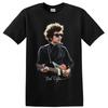 Bob Dylan Folk Rock Harmonika Kytara Portrét Tričko Hudebník Tričko