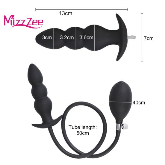 Mizz Zee Anal-to-Clean-Stimulator, verstellbarer, einfacher Expander, detailliertes Anal-Sexspielzeug