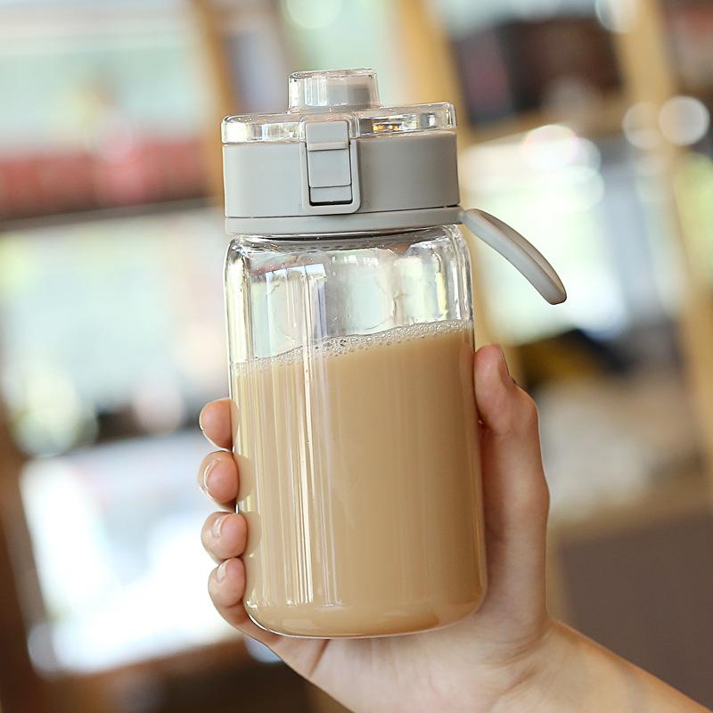 Bouteille d'eau de sport grande capacité 450/600 ml, gobelet en plastique anti-fuite, pour boire en plein air, voyage, gym, fitness, carafes, filtres