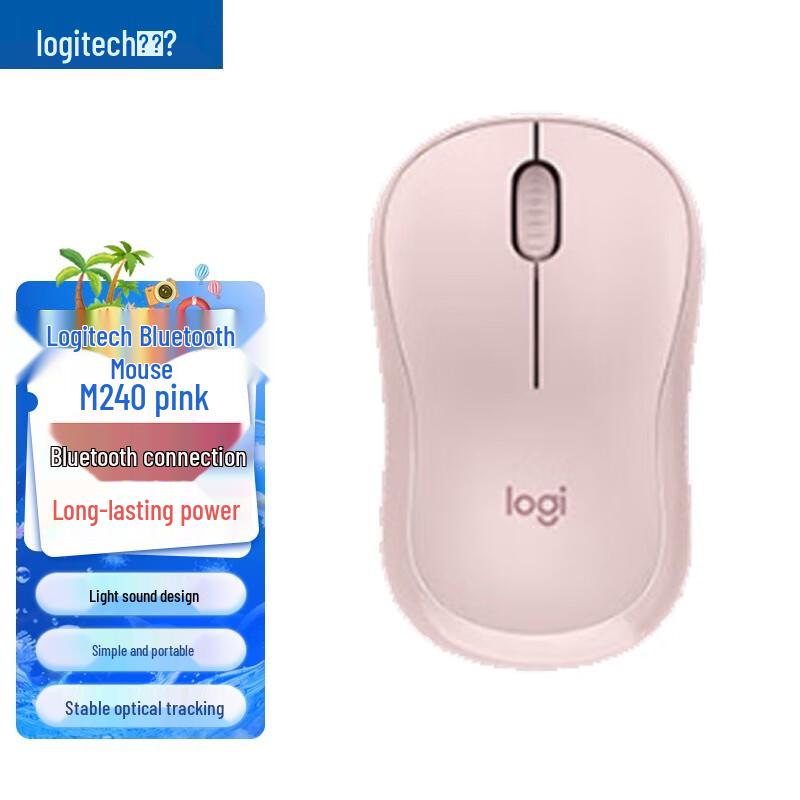 

Logitech M240 Wireless Bluetooth Office Mouse