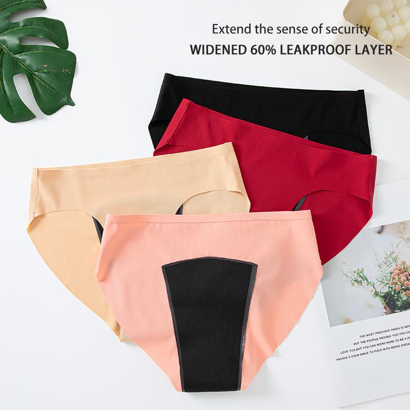 Breathable Leak-Proof Period Underwear - Ice Silk, Four-Layer, Seamless Design