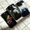 Coque de téléphone électronique Daft Punk pour iPhone 17,16,15,14,13,12,11 Plus,Pro Max,XS,Coque de téléphone argentée colorée Funda Cover