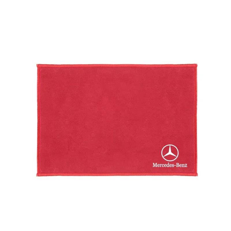 CEJ1 2025 Hot For Benz 1Pcs Suede Car Wash Towel Microfiber Cleaning Rag Cloth For Mercedes Benz AMG W206 W204 W205 W212 W213 W221 W2