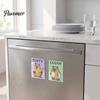 Cartoon Fridge Magnet Clean Dirty Dishwasher Magnet, Acrylic Animal Sign, Status Reminder Double-Sided & for Kitchen Decoration Sign