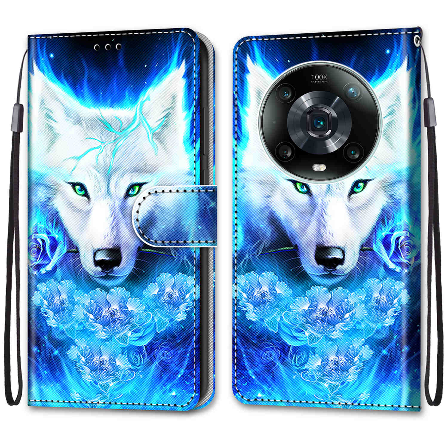 

Розкішний розписний шкіряний чохол Wallet Book Style Protective Cover для Honor 90 Pro/Honor X6A X7A X9A X8A X8 X50 X6B X7B/Honor Play 8T Play 7T/Magic6 Lite Honor Magic6 Lite
