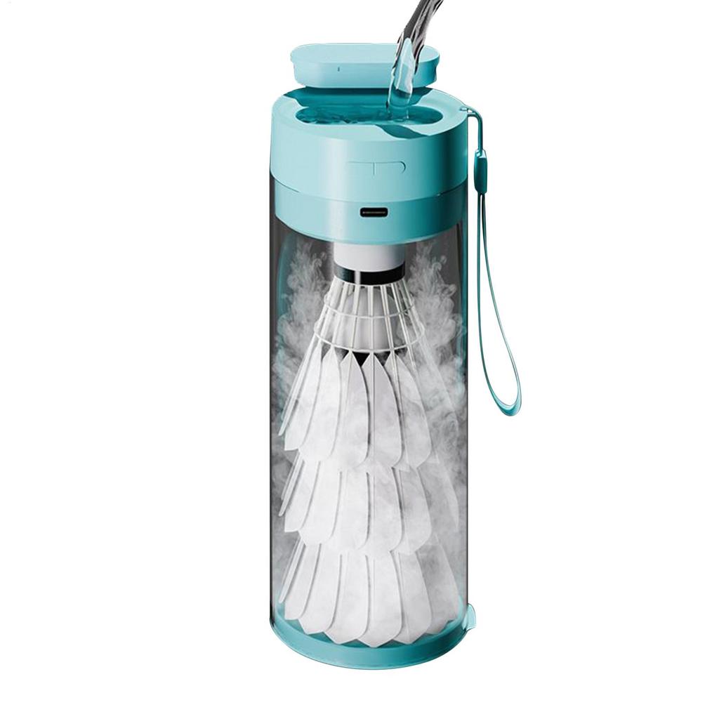 Badminton tillbehör Bollvärmare Bärbar luftfuktare med batteri Lättvikt för träning Sportpresent för pojkar flickor