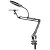 Adjustable Overhead Phone Mount With Rings Light Camera Arm Stand for Video Recording Live Streaming Art Craft