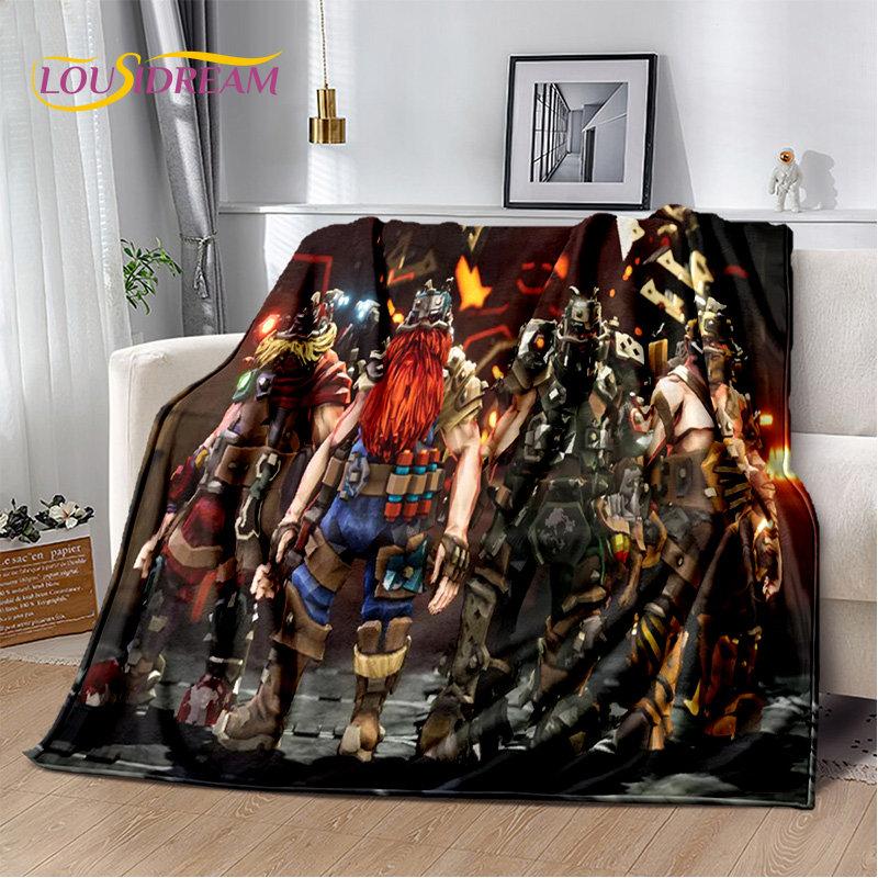 DRG Deep Rock Galactic Game Gamer Soft Plush Blanket,Flannel Blanket Throw Blanket for Living Room Bedroom Bed Sofa Picnic Cover
