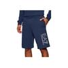 Emporio Armani EA7 SS22 Logo Letter Print Mid-Rise Casual Shorts Men Shorts Navy-Blue 3KPS73-PJ05Z-1554