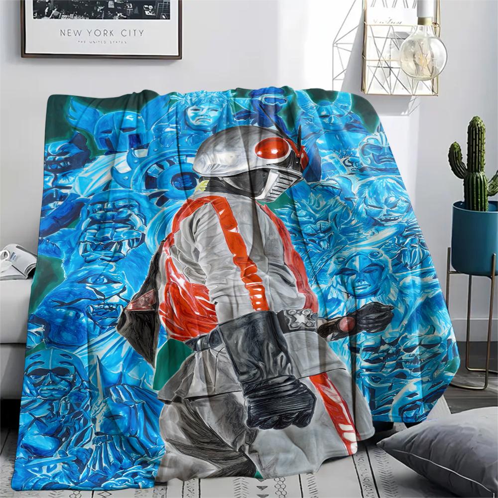 Kamen Rider background texture motif Blanket, Cozy Throw for Sofa Bed, Ideal Gift for Kamen Rider Fans.chl